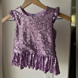 Sparkly dress up top